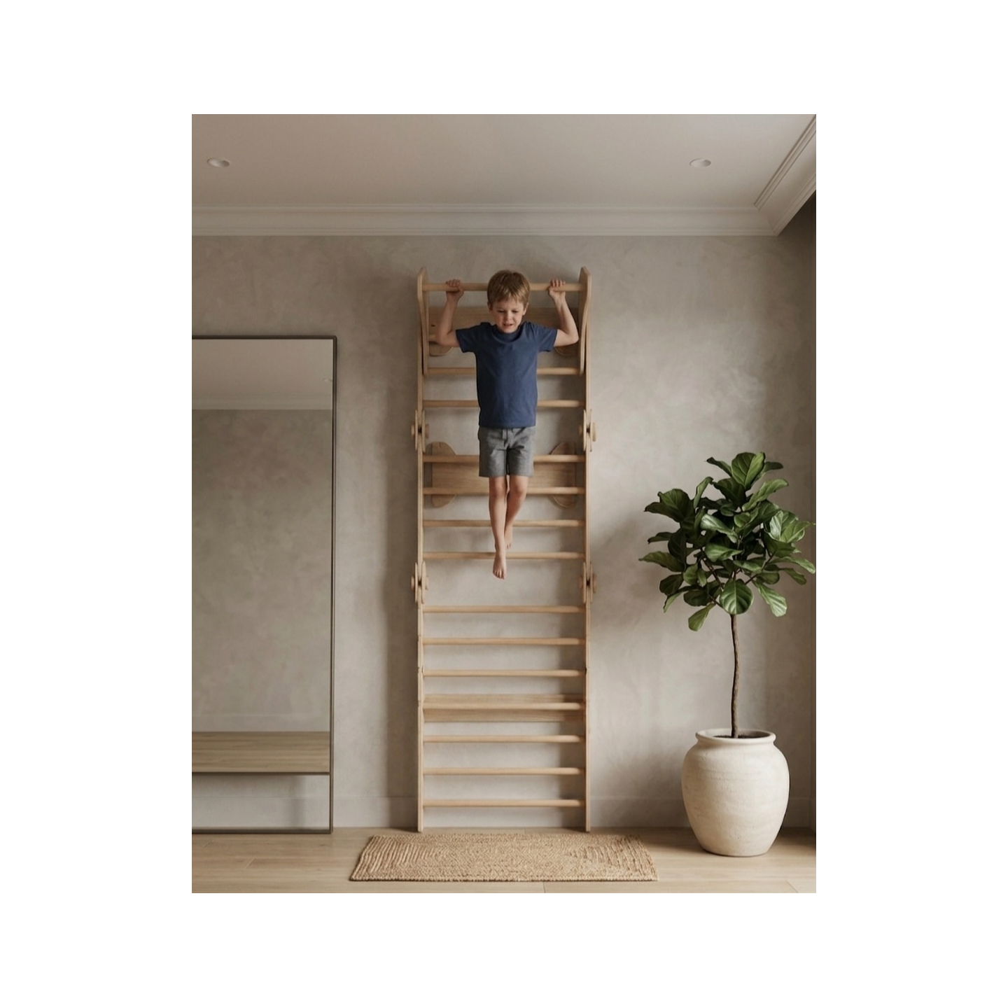 Set gimnasio de Escalada Plegable y Transformable para Niños montessori