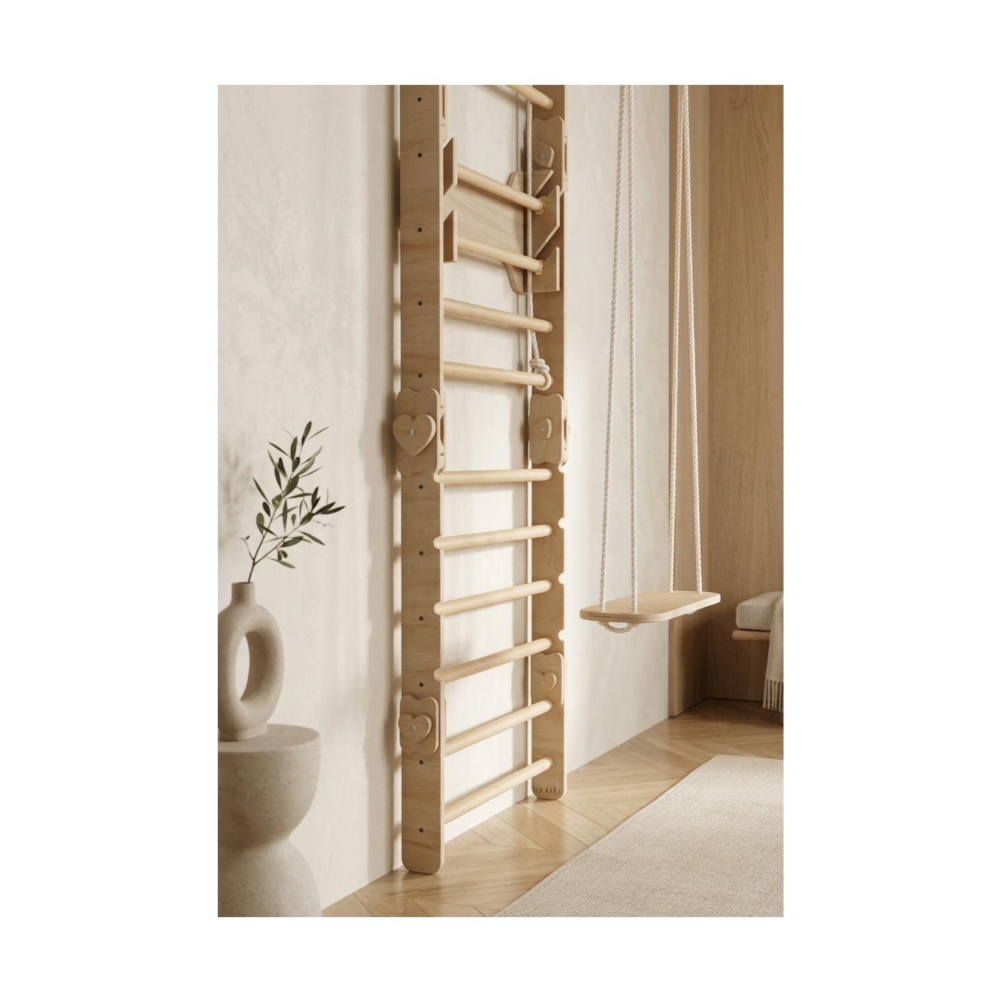 Set gimnasio de Escalada Plegable y Transformable para Niños montessori