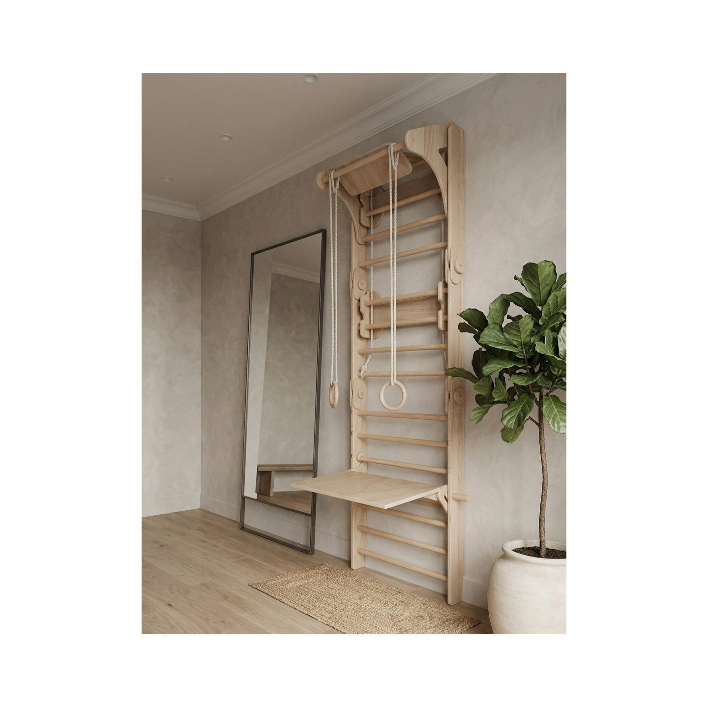 Set gimnasio de Escalada Plegable y Transformable para Niños montessori