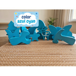 Conjunto Mesa y Silla Infantil  regulable Montessori