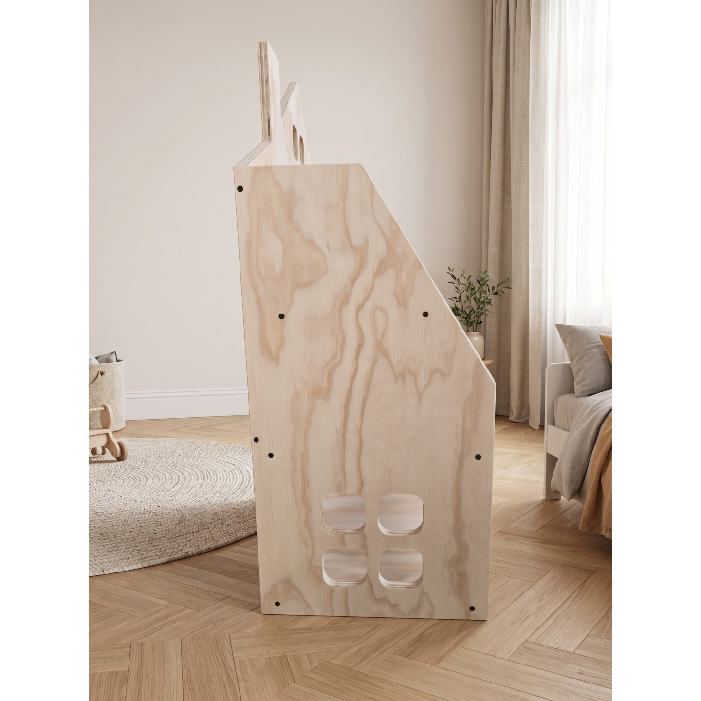 Estantería y Librería Montessori de Madera | Organizador Cuentos y Juguetes