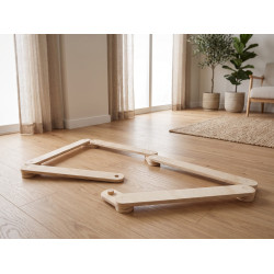 Tabla de equilibrio montessori para niños