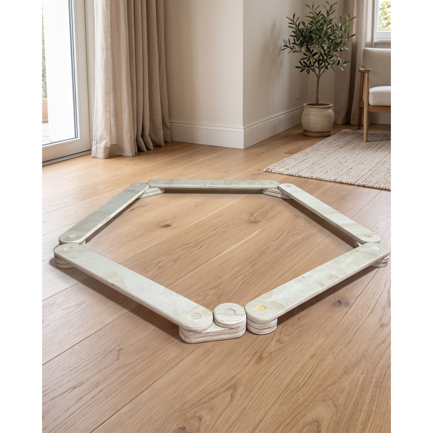 Tabla de equilibrio montessori para niños