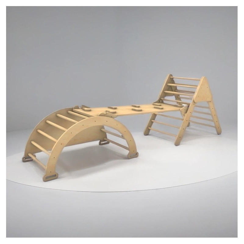 Kit Escalada 3 en 1 Montessori | Gimnasio infantil