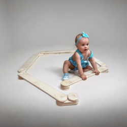Tablas de equilibrio Montessori de madera | Gimnasio infantil