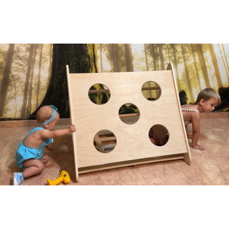 Cubo de escalada / triangulo de actividad infantil