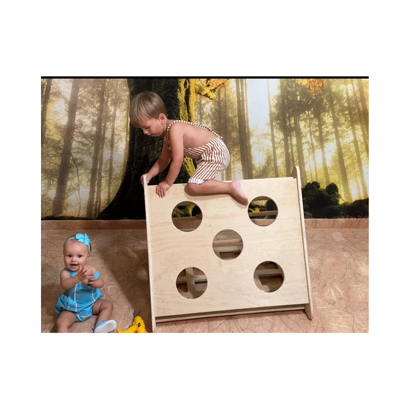 Cubo de escalada / triangulo de actividad infantil