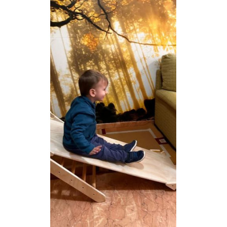 Kit triángulo de escalada y rampa Montessori | Gimnasio infantil