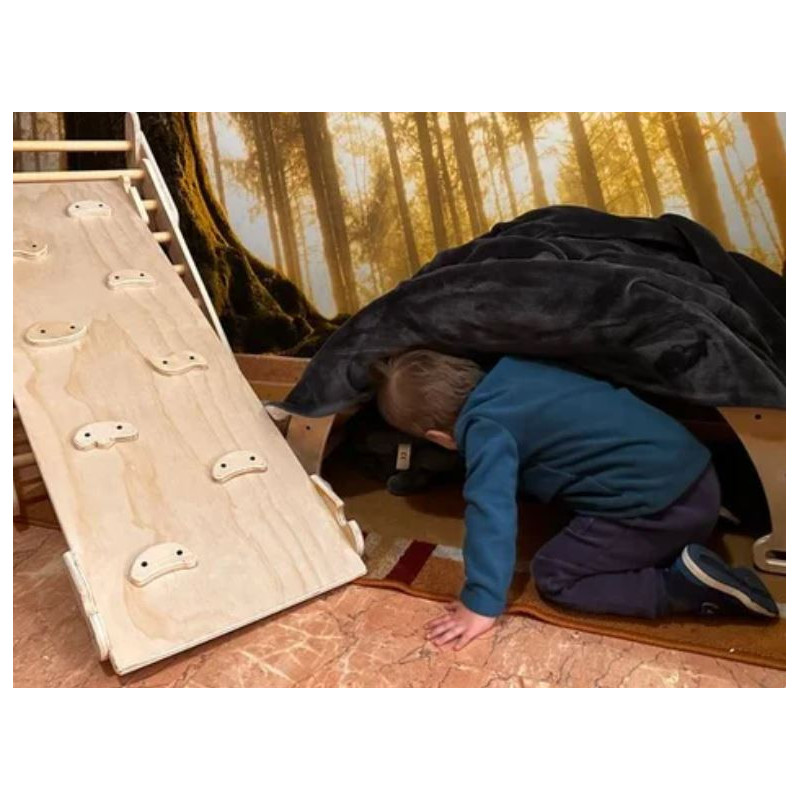 Kit triángulo de escalada y rampa Montessori | Gimnasio infantil