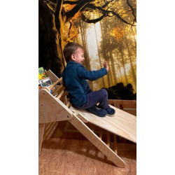 Kit triángulo de escalada y rampa Montessori | Gimnasio infantil