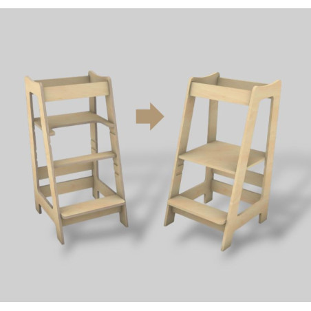 Torre aprendizaje 2 en 1 Montessori
