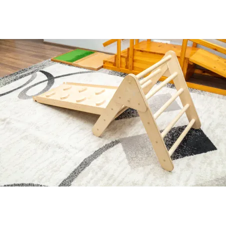 Kit triángulo de escalada y rampa Montessori | Gimnasio infantil