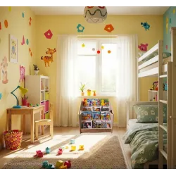 Libreria infantil Montessori de madera