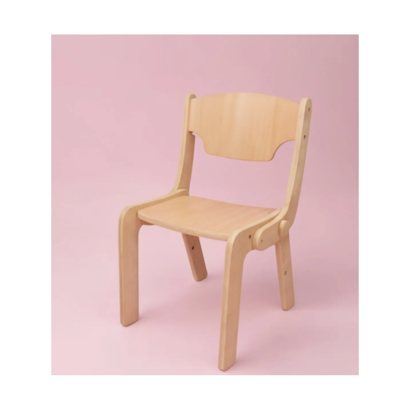 Silla de madera / taburete 2 en 1 convertible infantil Montessori