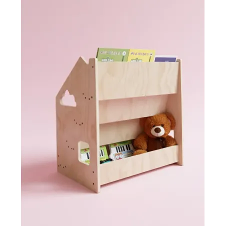 Libreria infantil Montessori de madera