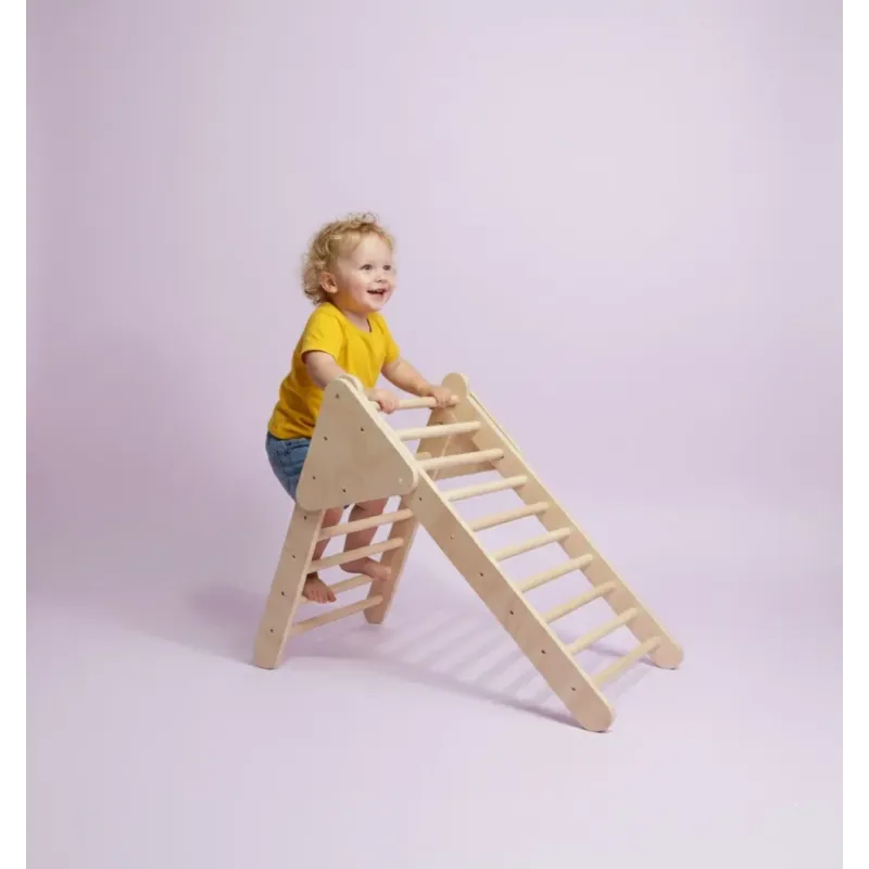 Kit triángulo de escalada y rampa Montessori | Gimnasio infantil