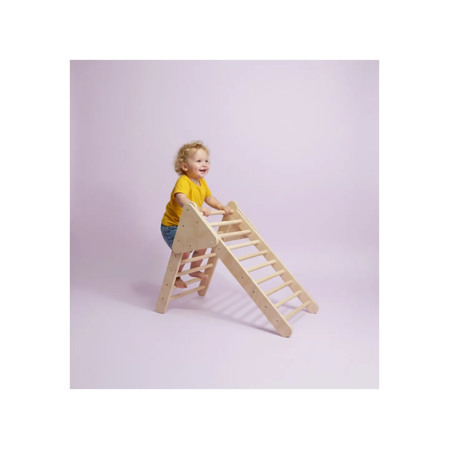 Kit triángulo de escalada y rampa Montessori | Gimnasio infantil