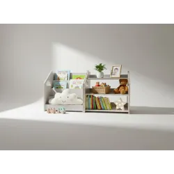 Librería y Estantería Infantil de Madera: Orden y Lectura a su Altura