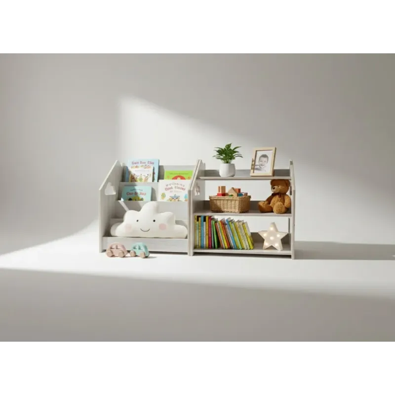 Librería y Estantería Infantil de Madera: Orden y Lectura a su Altura