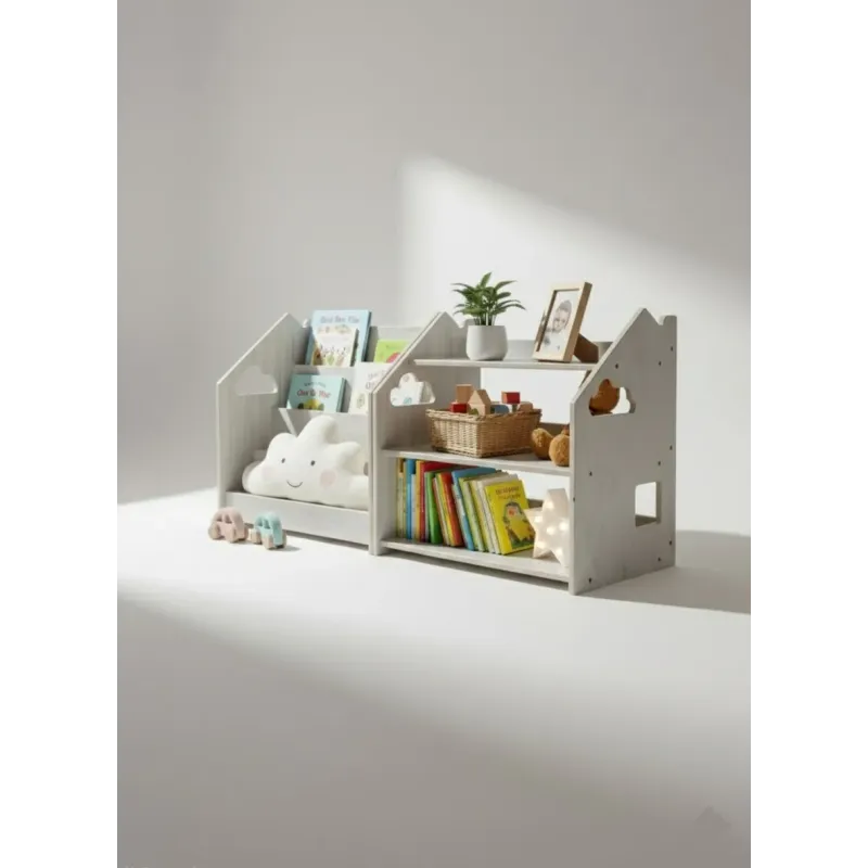 Librería y Estantería Infantil de Madera: Orden y Lectura a su Altura