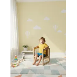 Silla infantil de madera Montessori