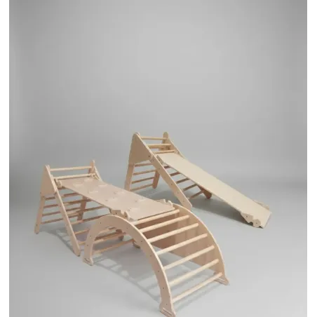 Kit Escalada 3 en 1 Montessori | Gimnasio infantil