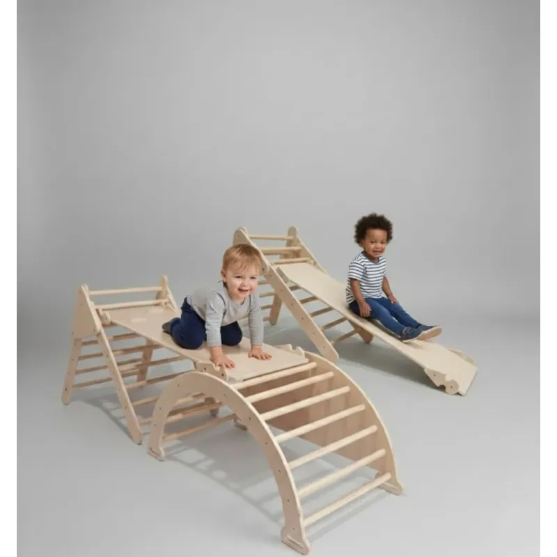 Kit Escalada 3 en 1 Montessori | Gimnasio infantil