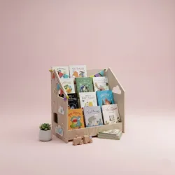 Libreria infantil Montessori de madera