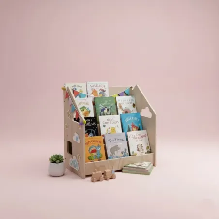 Libreria infantil Montessori de madera