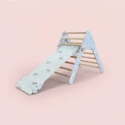 Kit triángulo de escalada y rampa Montessori | Gimnasio infantil
