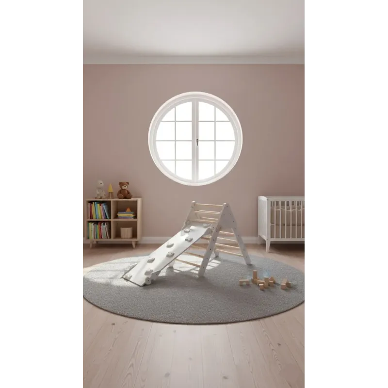 Kit triángulo de escalada y rampa Montessori | Gimnasio infantil