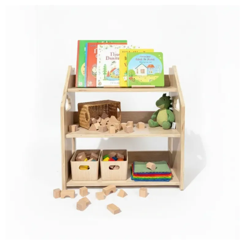 Estanteria montessori de Roble