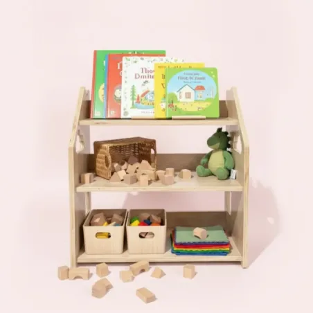 Estanteria montessori de Roble
