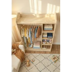 Armario Abierto Montessori de Madera para Niños