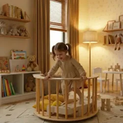 Balancín 8 en 1 Montessori de Madera | Mueble Multiusos Famevi