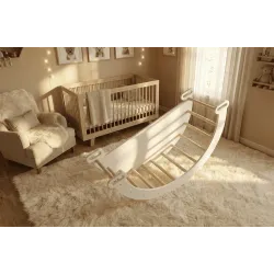 Balancín 8 en 1 Montessori de Madera | Mueble Multiusos Famevi