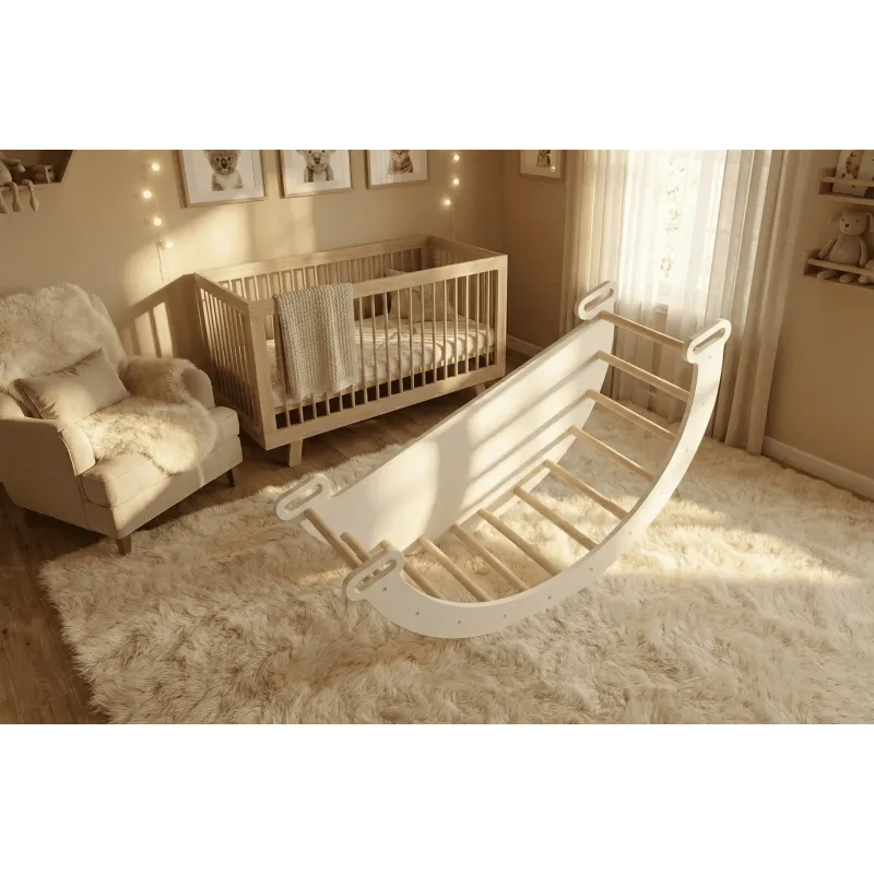 Balancín 8 en 1 Montessori de Madera | Mueble Multiusos Famevi