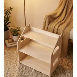 Conjunto armario Crece Conmigo+ Kit Montessori Librería + Estantería