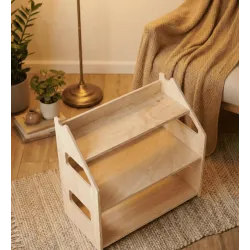 Conjunto armario Crece Conmigo+ Kit Montessori Librería + Estantería