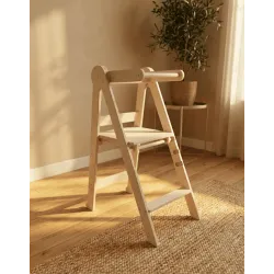 Torre Montessori Plegable de Madera (Ajustable 3 Alturas)