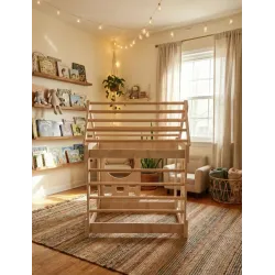 Casita de Madera niños para trepar Montessori