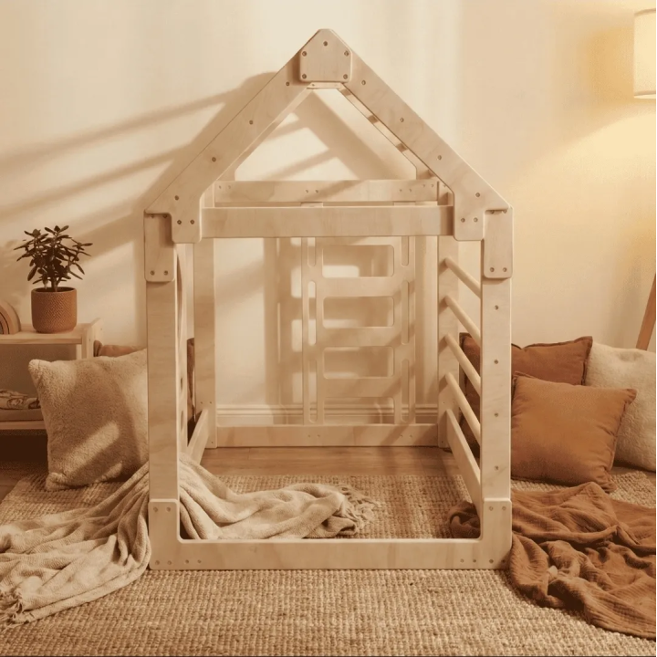 Casita de Madera niños para trepar Montessori