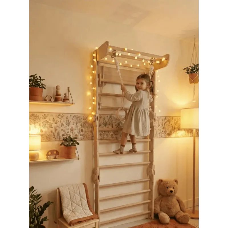 Espaldera Sueca de Madera para Niños y Hogar | Famevi