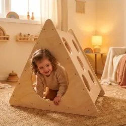 Triángulo de Escalada y Cubo Montessori | Pack Movilidad Famevi