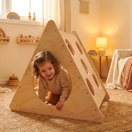 Cubo de escalada / triangulo de actividad infantil