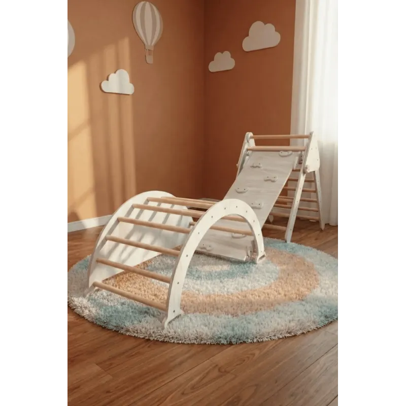 Kit Escalada 3 en 1 Montessori | Gimnasio infantil