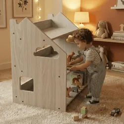 Libreria infantil Montessori de madera
