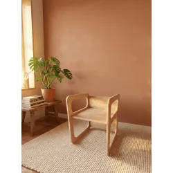 Silla infantil de madera Montessori