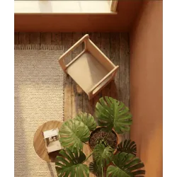 Silla infantil de madera Montessori