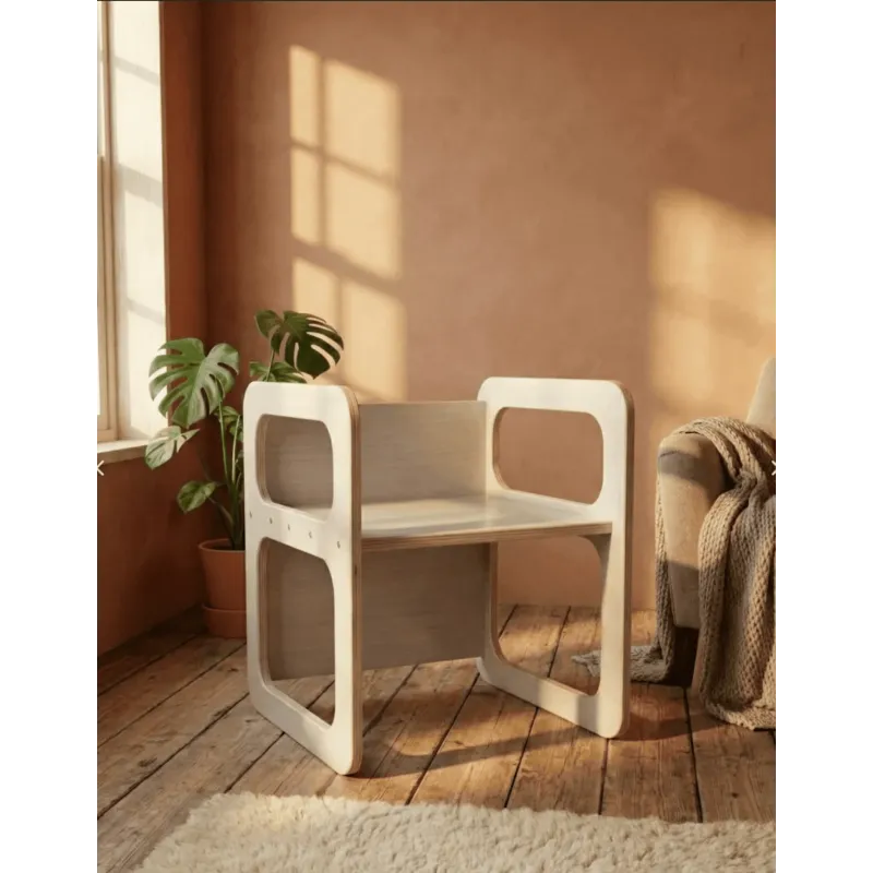 Silla infantil de madera Montessori